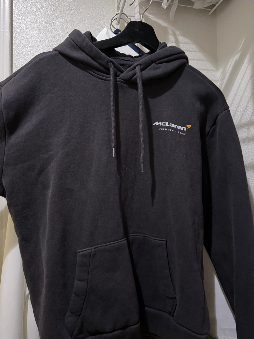 McLaren Black Men's Pullover Hoodie